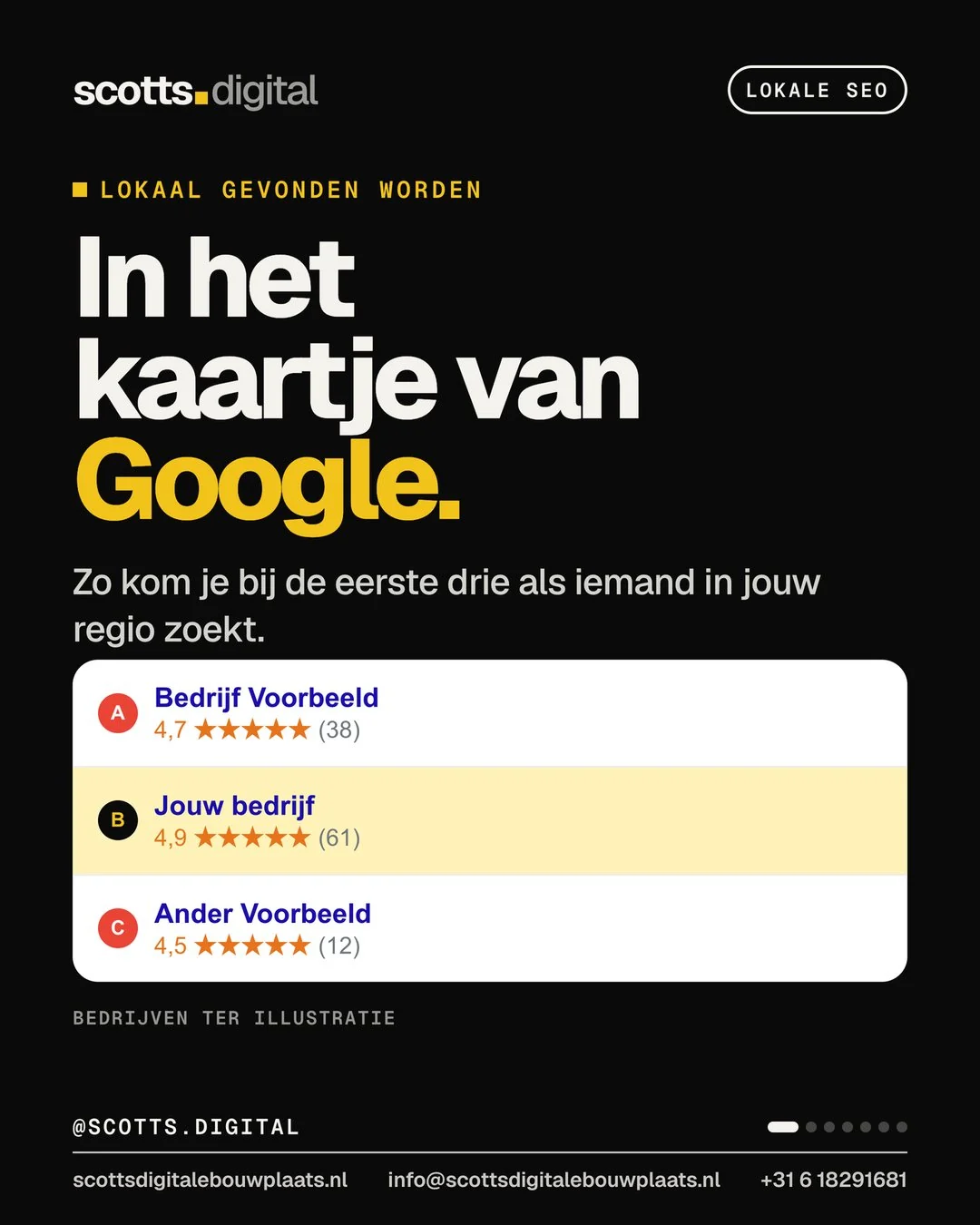 Lokale SEO: gevonden worden in je eigen plaats