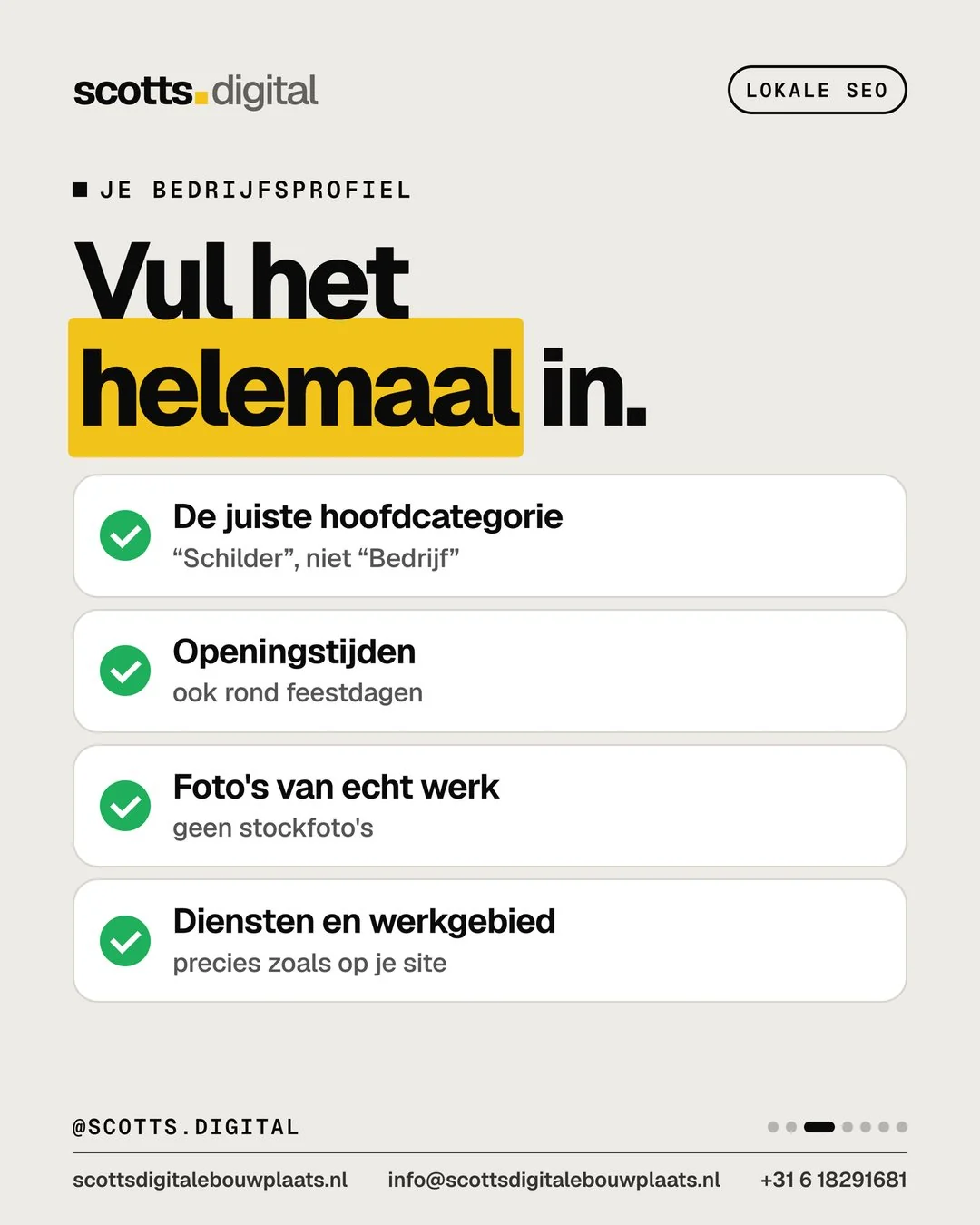 Google Bedrijfsprofiel: aanmaken en helemaal invullen
